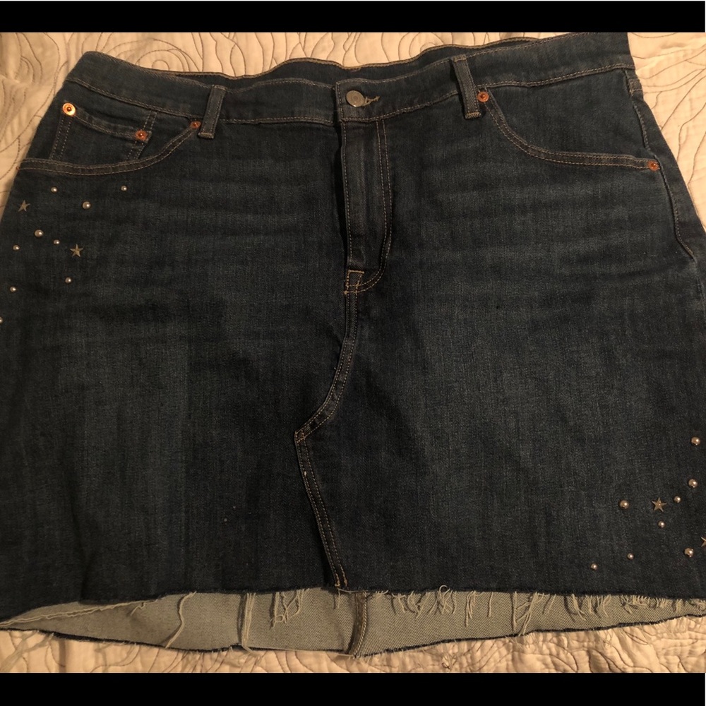 Levi mini denim skirt